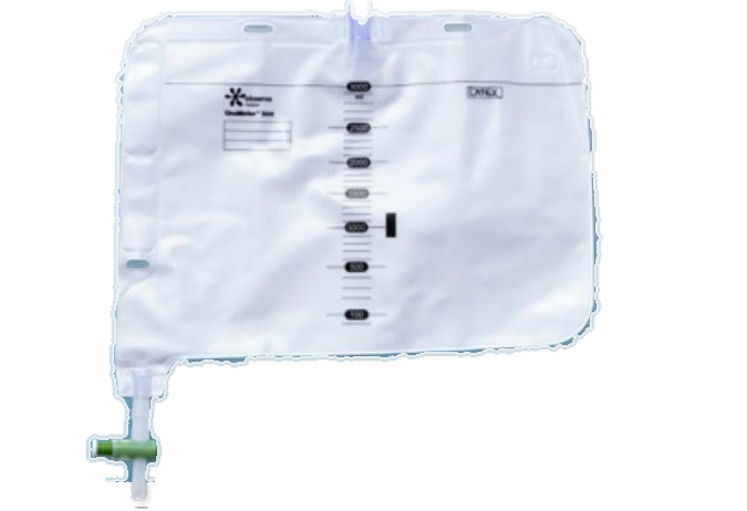 UnoMeter 500 exchange bag, 3 litre, with graduated scale and bottom outlet