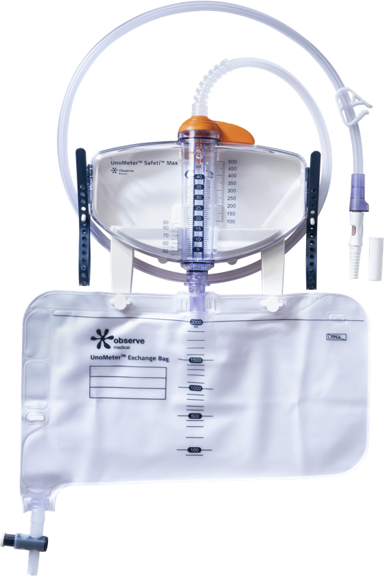 UnoMeter Safeti Max urine output monitoring system