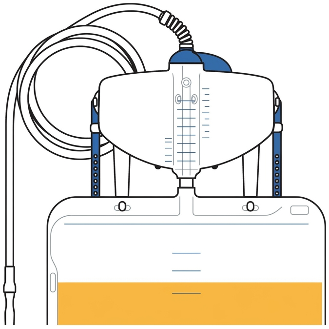 Chamber and non-return valve detail
