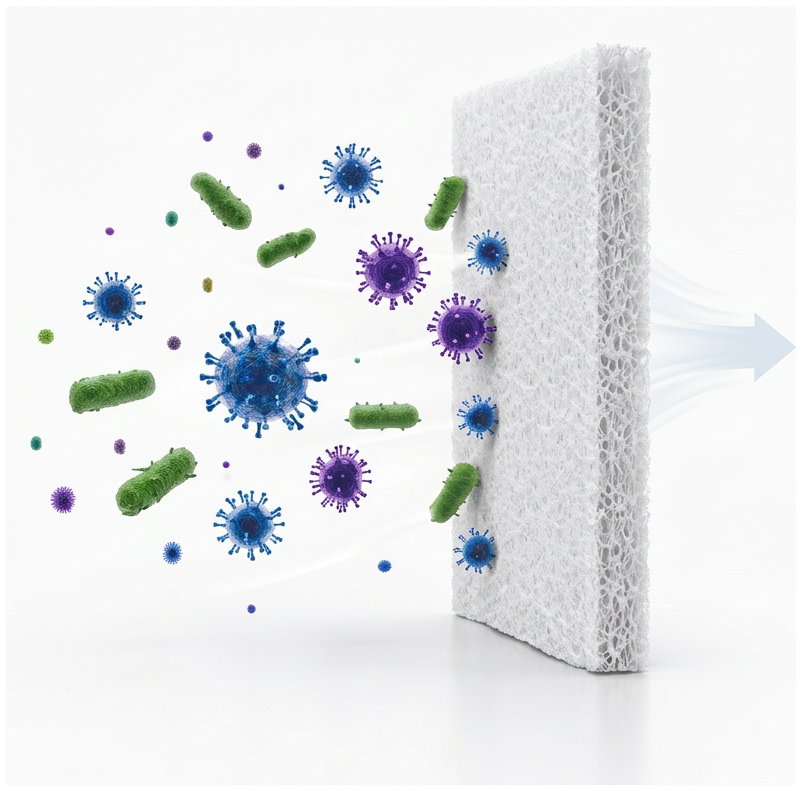 Integrated filter illustration